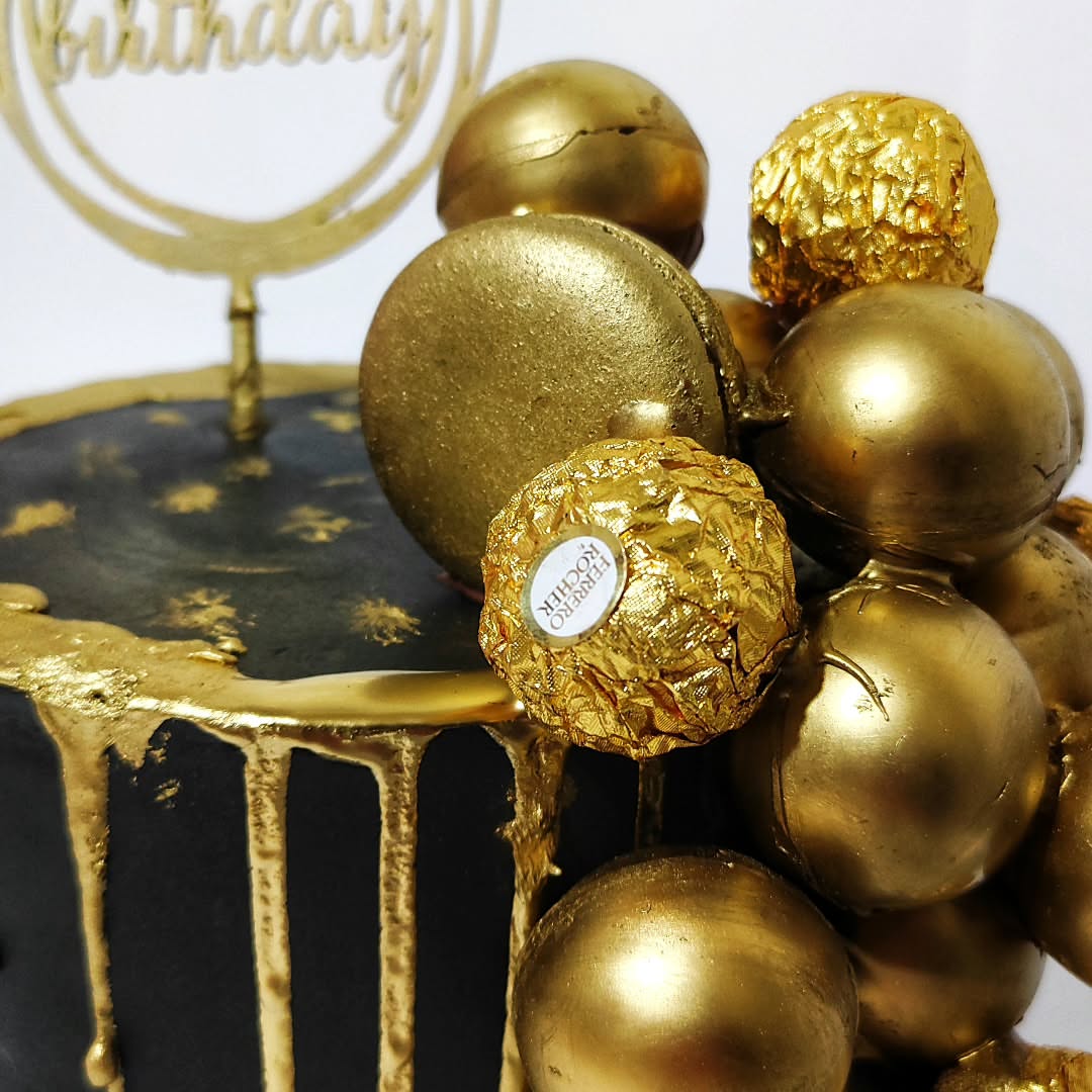 Classic White Wedding Cake - Front View